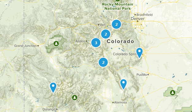 14ers Map
