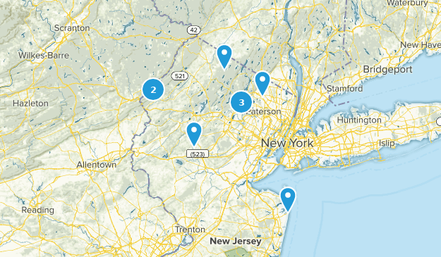 Hikes to do NJ Map