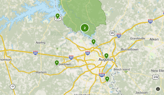 augusta csra | List | AllTrails