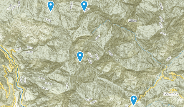 Mohare Danda Trek Map