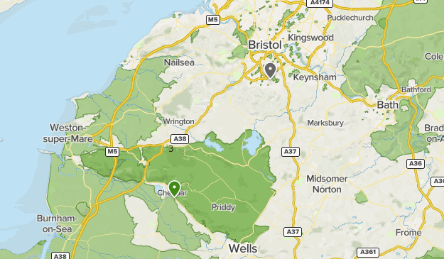 Map Of Mendip Hills Mendip Hills | List | Alltrails