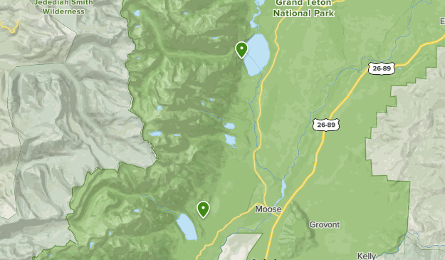 grand teton Map