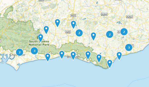 Sussex Hospices Trail Map
