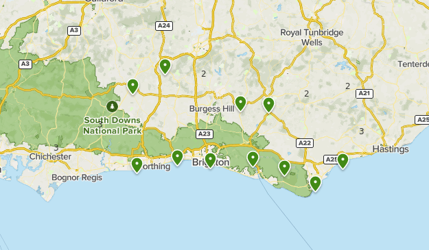 Sussex Hospices Trail Map