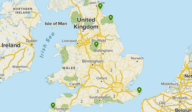 UK Literary Walks Map
