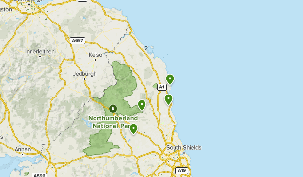 Saint Oswald's Way Map