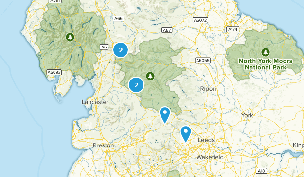 The Dales High Way Map