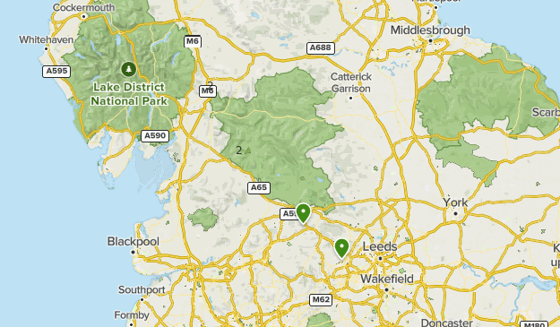 The Dales High Way Map
