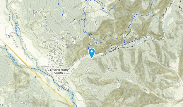 crested butte Map