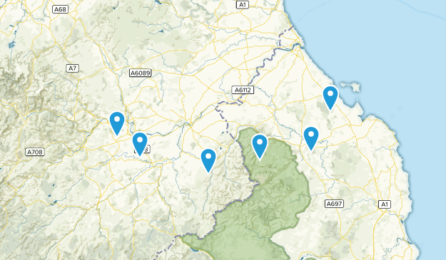 Chemin de Saint Cuthbert Map