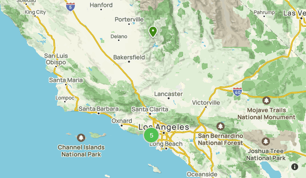 lax map of california