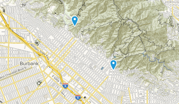 Hard hikes (to do) Map
