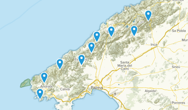 GR221: The Dry Stone Route Map