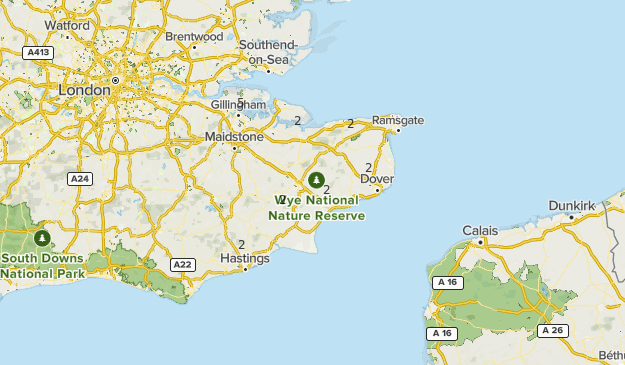Saxon Shore Way Map
