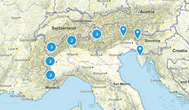 Alpi Bike: Traverser les Alpes Map