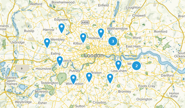 The Green London Way Map