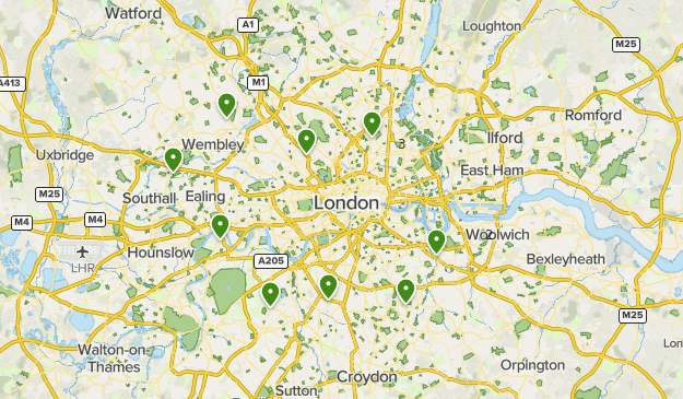 The Green London Way Map