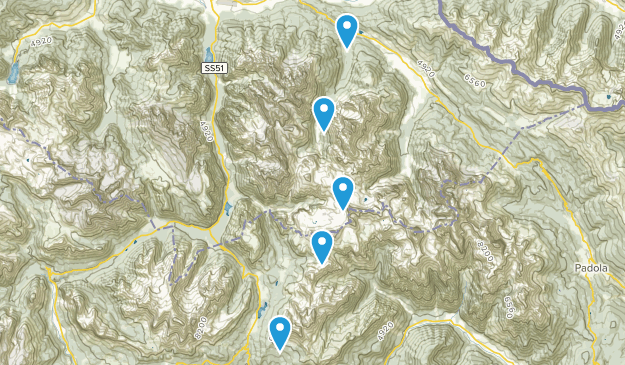Alta Via 4 Map