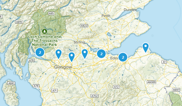John Muir Way Map