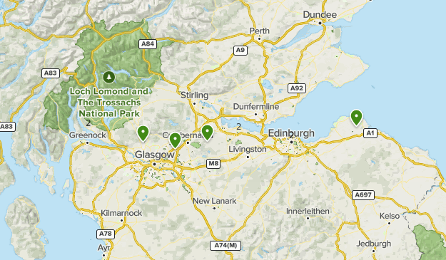 John Muir Way Map
