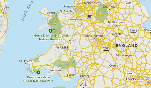 Offa's Dyke Path Map