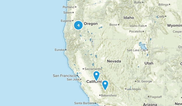 Map Of South Oregon South Oregon/California | List | AllTrails