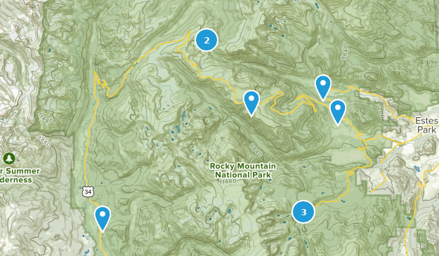 Rocky Mt. NP Map