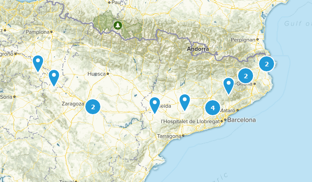 Voie Catalane Map