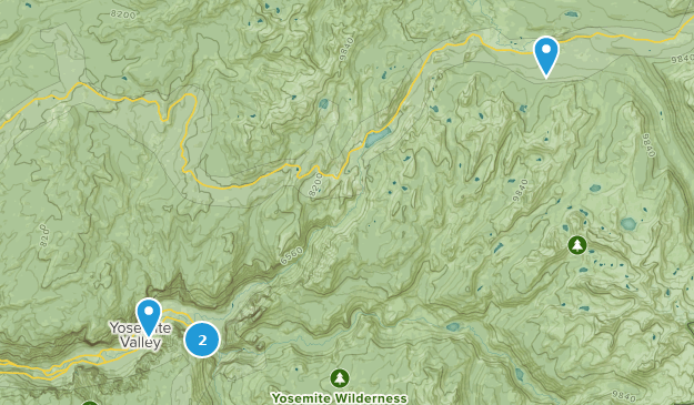 yosemite Map