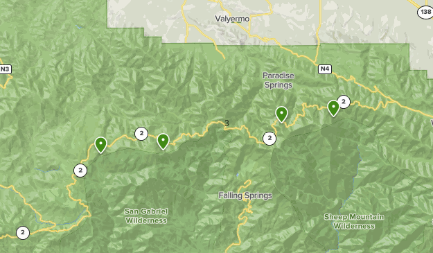 Angeles Crest Highway Map Angeles Crest Highway | List | Alltrails