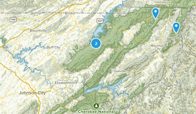 Cherokee National Forest Trail Map Nc-Cherokee National Forest | List | Alltrails