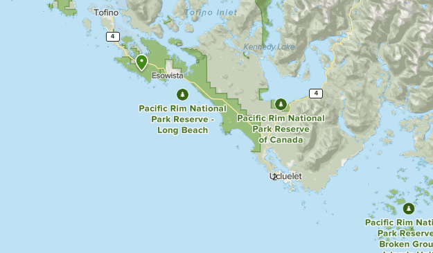 Map Of Tofino And Ucluelet Ucluelet/Tofino | List | Alltrails
