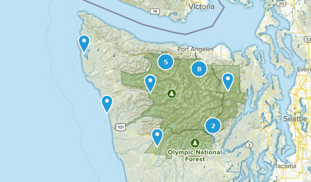 Olympic National Park Map