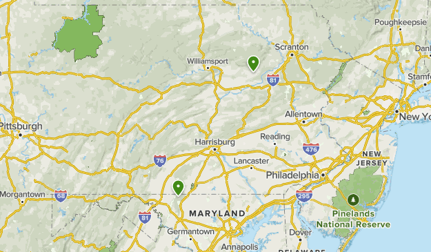 South Central Pa Map Pa South Central | List | Alltrails
