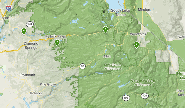 Eldorado National Forest Map Eldorado National Forest | List | Alltrails