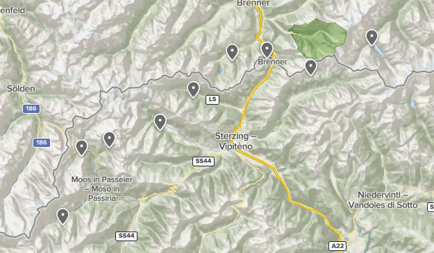 Tiroler Höhenweg Map