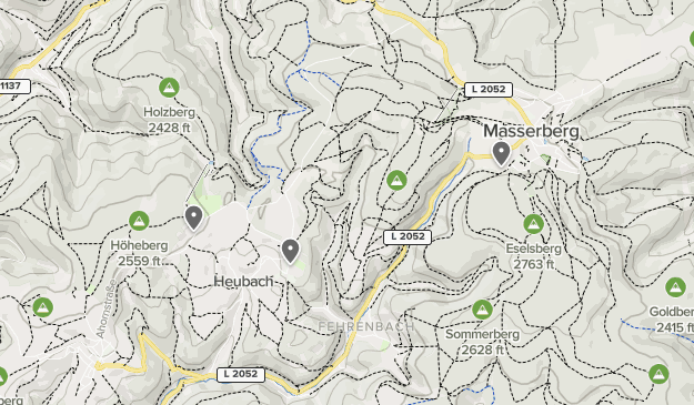 Loipen und Skiwanderwege Map