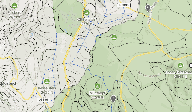 Loipenpark-Winterwanderwege Map