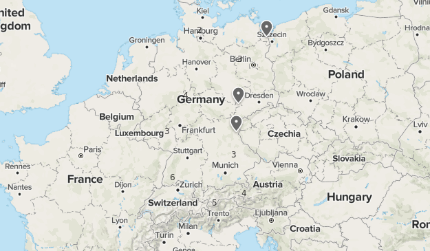 Tour 2013 Map
