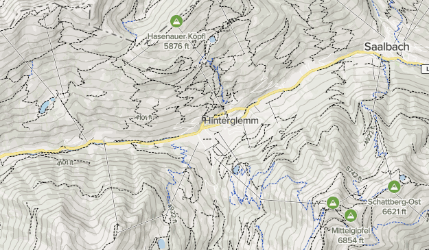 Hinterglemm Map