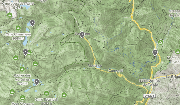 Natuurpark Mercantour: trektocht september 2013 Map