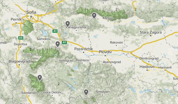Болгария 2018 5кс Map