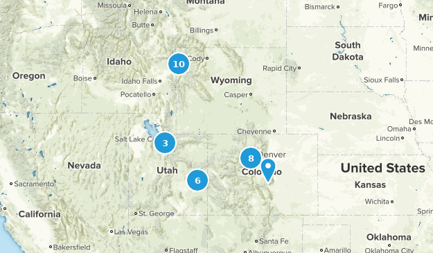 Colorado/Utah/Wyoming trip Map