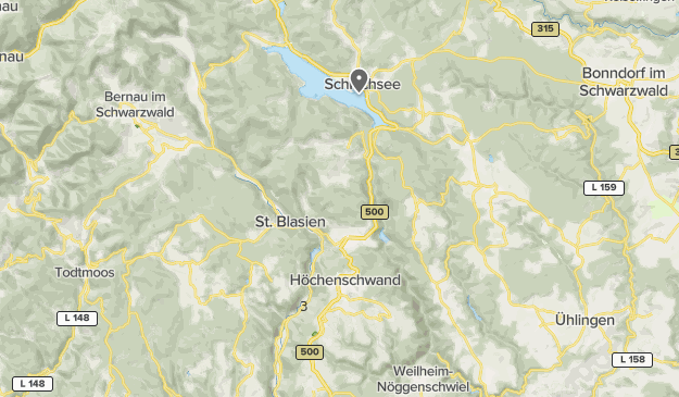 RV Pfeil Südschwarzwaldtour 2020 Map