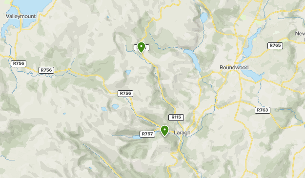 Wicklow Mountains Map