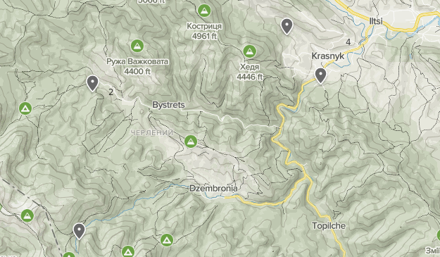 Маршрути біля Дараби Map
