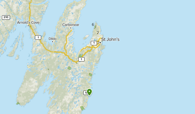 East Coast Trail Map East Coast Trail Nl | List | Alltrails