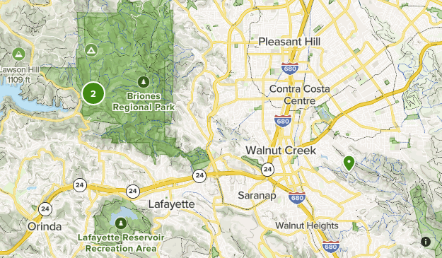 Briones Regional Park Map Briones Regional Park | List | Alltrails