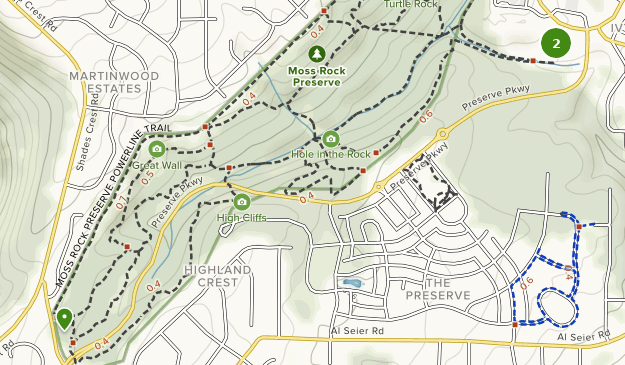 Moss Rock Trail Map Moss Rock | List | Alltrails