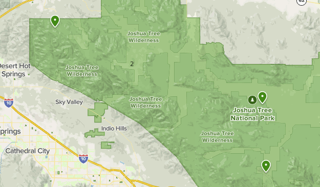 joshua tree Map